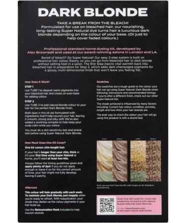 Bleach London Dark Blonde Super Natural Kit - Semi-Permanent Color Correction - Buy Online on GoSupps.com