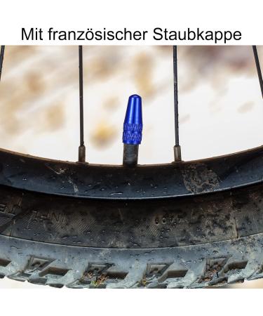 Sospiro Aluminum Bicycle Presta Valve Caps - 4-Piece French Dust Protection Set for Bike Tires - Buy Online on GoSupps.com