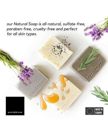 Natural Fixed Shower Gel & Soap for Men & Women | Black Tea & Coffee Peeling | Dead Sea Mud & Salt - Rejuvenating Body Soap - Buy Online on GoSupps.com
