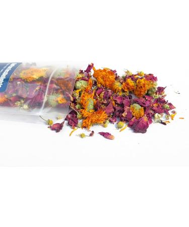 No Furries Delights Forage Mix 100% All Natural Botanical Herbs for Rabbit Hamster Guinea Pig Chinchilla Chicken Hermit Crab (Floral Forage Mix 25g) Floral Forage Mix 25 g (Pack of 1) - Buy Online on GoSupps.com