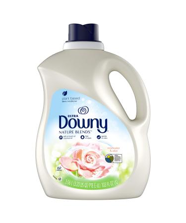 Downy Downy Nature Blends Rosewater and Aloe Liquid Fabric Conditioner (Fabric Softener) 103 fl oz 120 Loads 103 Fl Oz