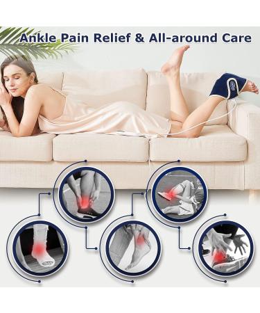 Heated Foot Ankle Wrap for Achilles Tendinitis & Plantar Fasciitis Pain Relief - Electric Heating Pad with Auto Shut Off | Adjustable Heat Therapy for Sprains, Strains, Arthritis - CAMECO 1 PACK - Buy Online on GoSupps.com