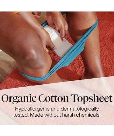 Cora Organic Ultra Thin Bladder Liners - 100 Count | For Incontinence & Postpartum | Breathable Cotton | Extra Long Panty Liners - Buy Online on GoSupps.com