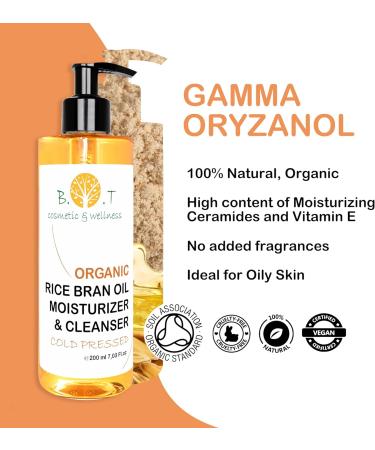 Rice Plant Ceramides Hair & Makeup Remover Oil 17.57 FL OZ - 100% Natural Baby Skin & Stretch Mark Moisturizer - Buy Online on GoSupps.com