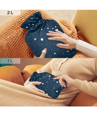 Bright Star 2L Hot Water Bottle - BPA-Free Large Bag for Pain Relief & Hot/Cold Therapy - Buy Online on GoSupps.com