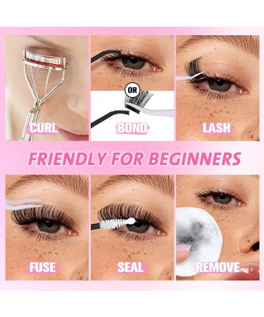 Buy Natural Lash Clusters Kit - Wispy Eyelash Extensions C Curl DIY at Home - 8-16MM G-10-16MM | International Shipping Available - Buy Online on GoSupps.com