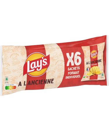 LAY'S Chips Multipack l'Ancienne Nature - Lot de 6x28g Ancienne Sel - Buy Online on GoSupps.com