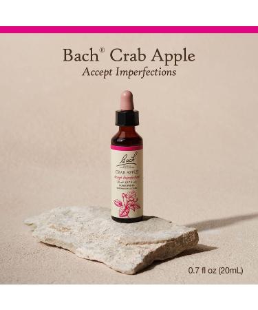 Bach Original Flower Remedies Crab Apple 20mL: Natural Homeopathic Essence for Holistic Wellness, Stress Relief, and Accepting Imperfections - Vegan - Buy Online on GoSupps.com
