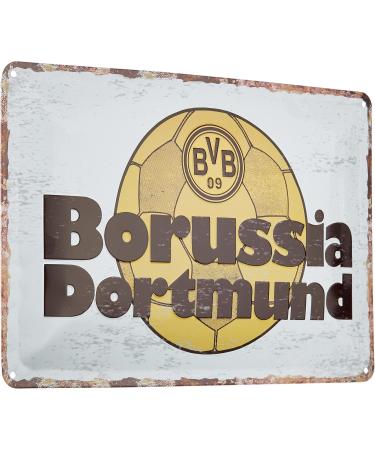 Shop Borussia Dortmund BVB Retro Sheet Sign | Unique Football Memorabilia for Fans - Buy Online on GoSupps.com