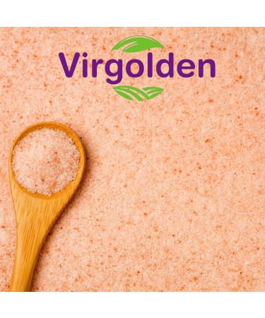 Himalayan Pink Salt Fine 5kg by Virgolden - Vegan Vegetarian Premium Quality - Buy Online on GoSupps.com