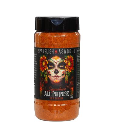 Spanglish Asadero Signature All Purpose Seasoning Net Wt. 10 oz (284 g)