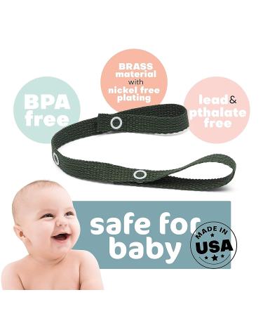 Baby Buddy 4 Piece Secure-A-Toy Set - White/Green/Grey - Buy Online on GoSupps.com
