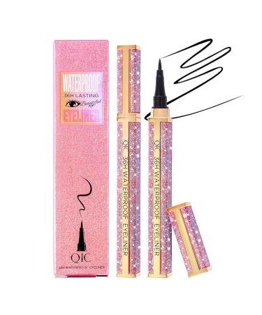 ONLYOILY Waterproof Black Liquid Eyeliner - Precision Miniature Long-Lasting Quick-Drying Eyeliner for Intense Eye Makeup | International Shipping Available - Buy Online on GoSupps.com