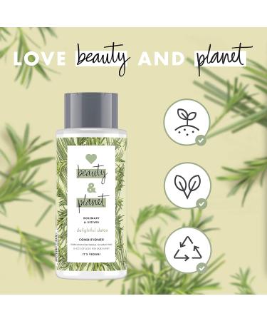 Love Beauty and Planet Delightful Detox Conditioner for Normal to Oily Hair Rosemary and Vetiver Free 400ml - Buy Online on GoSupps.com