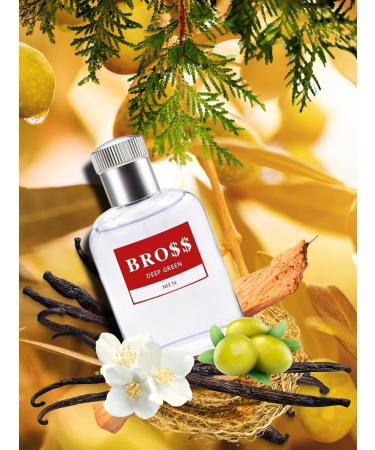 BRO$$ DEEP GREEN MEN EAU DE PARFUM 3.4 FL. Oz Woody Spicy fragrance for men. - Buy Online on GoSupps.com