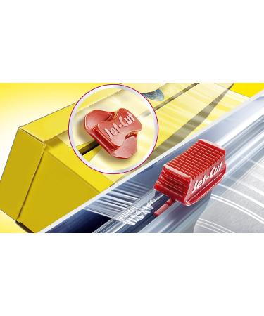 Jet-Cut Cling Film 30cm x 44m - Transparent Storage Pack of 4 | Ideal for Food & Household Use - International Shipping Available - Buy Online on GoSupps.com