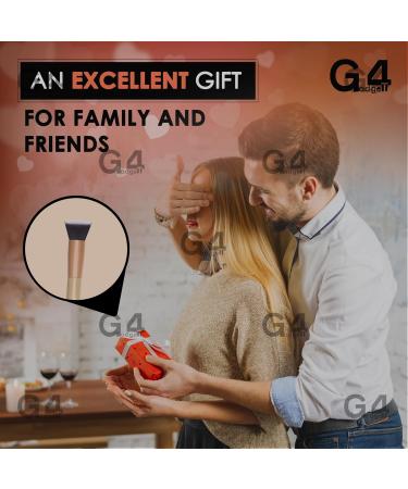 G4GADGET Liquid Foundation Brush - Premium Kabuki Flat Top Brush for Blending Liquid Cream Powder - Flawless Makeup Application - No Shedding Synthetic Bristles - Buy Online on GoSupps.com