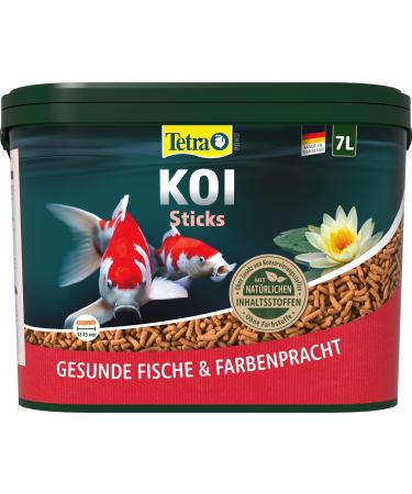 Tetra Pond Koi Sticks - Koi food for colorful fish and improved water quality 7 L bucket - Buy Online on GoSupps.com