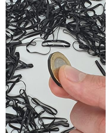 700 PCS Black Small Hair Elastic Bands for Hair - Elastic Hair Bands for Styling - Buy Online on GoSupps.com