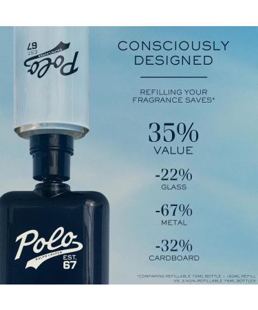 Ralph Lauren - Polo 67 - Eau de Toilette - Cologne for Men - Woody & Solar Scent - With Pineapple Bergamot & Vetiver 2.5 Fl Oz (Pack of 1) - Buy Online on GoSupps.com