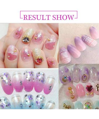 Nail Stamping Plate Set with Silicone Sponge & Brush | Flower Polish Transfer Stencils & Geometry Template | Double-Sided Head for DIY Nail Art & Manicure Tool - 16# - Buy Online on GoSupps.com