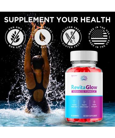 (2 Pack) RevitaGlow Gummies Official Revita Glow Gummys with Apple Cider Vinegar Advanced Skin Health Support Supplement with Premium Beauty Vitamins Revitaglow Women's Health (120 Gummies) - Buy Online on GoSupps.com