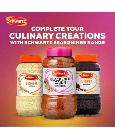 Schwartz Blackened Cajun Seasoning Expertly Blended with Chilli Powder Herbs and Spices Smoky and Peppery Flavour Versatile Ingredient 550g (Pack of 2) - Buy Online on GoSupps.com