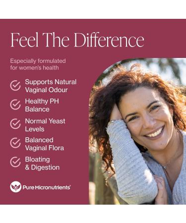 Probiotics for Women PH Balance & Vaginal Health Support 50 Billion CFU Per Serve Gut Digestive & Urinary Tract Care Lactobacillus & Prebiotics 60 Capsules - Buy Online on GoSupps.com