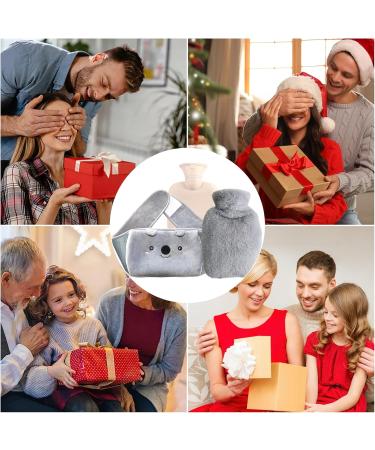 Tarkdak Koala Cozy Hot Water Bottle 1L - Soft Heating Belt with Fluffy Cover for Kids & Adults - Ideal for Pain Relief & Comfort - Buy Online on GoSupps.com