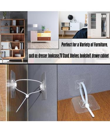 otuiaim Anti Tip Furniture Strap 4 kits Furniture Wall Anchor Straps Furniture Safety Straps for Child Proofing & Pet Portecting Cabinet Wall Anchors - Buy Online on GoSupps.com