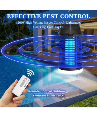 15W UV Mosquito Trap - Electric Insect Catcher with LED & Remote Control | Effective Indoor & Eaves Fly Trap - Buy Online on GoSupps.com