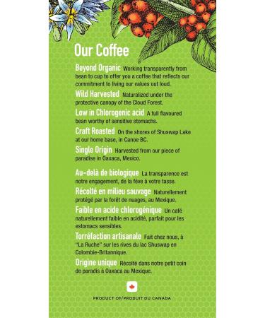 Frog Friendly Coffee - Medium Roast Whole Bean: Low Acidity Certified Organic Single Origin Wild Harvested Specialty Coffee from Oaxaca Mexico - 2 lb bag Medium 907g - Buy Online on GoSupps.com