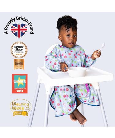 TIDY TOT Long Sleeve Bibs for Babies & Toddlers | Waterproof Full Body Bibs with Travel Bag | Perfect for Food & Paint Messes - Buy Online on GoSupps.com