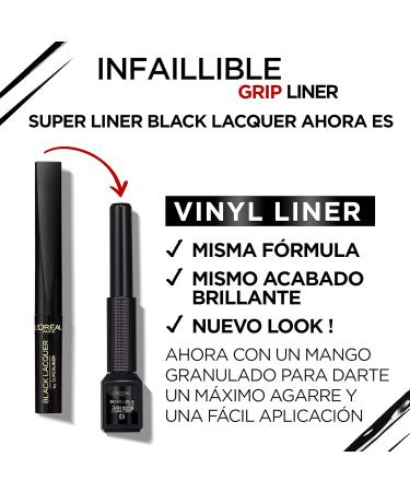 L'Or al Paris Infallible Grip 24H Vinyl Liquid Liner Black Liquid Eyeliner with Soft Flexible Applicator Black - Buy Online on GoSupps.com