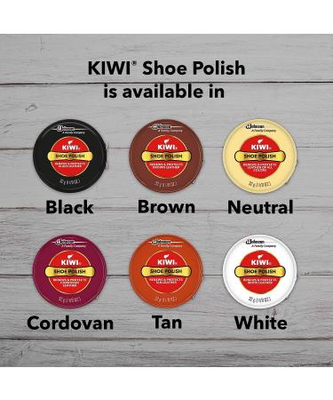 Kiwi 10111 1-1/8 Oz Black Shoe Polish - Restore & Protect Your Shoes - Buy Online on GoSupps.com