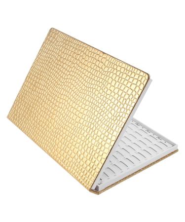 216 Colours Nail Tips Display Book DIY Nail Art Shows Colour Map Chart Painting Display Board Gold