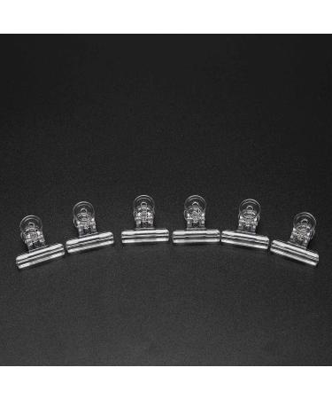Staccatory Rusian C Nail Clamps Clips Multifunctional Tool Acrylic Nails Pinchers Transparent Set of 6 - Buy Online on GoSupps.com