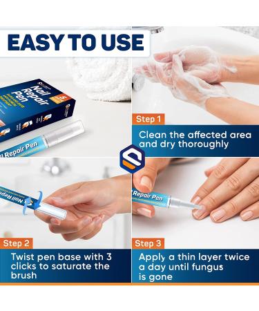 Solomedics Cure Repair Pens - Rapid Nail Therapy for Toes & Fingers - 5-day Effective Remedy - Healthy Toenails Healing - Buy Online on GoSupps.com