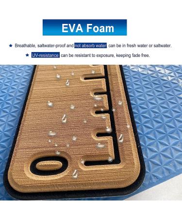 Foam Fish Ruler with Adhesive Backing  EVA Fish Ruler for Boat Accessories Marine Fishing Measuring Tool  Fish Measuring Tape for Kayak  Fishing Boat  Cooler Ruler (40" Fish Ruler) A-Light Grey - Buy Online on GoSupps.com