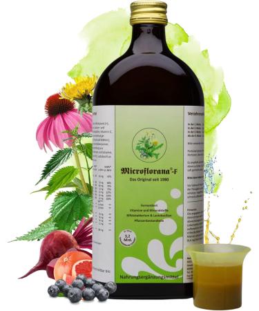 Microflorana Probiotics Fluid - Prediotics with Vitamins & Minerals - 500ml Dosing Aid for Colonization & Bacterial Strains - Trusted Since 1980 - Buy Online on GoSupps.com