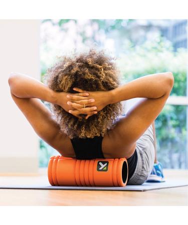 Grid Patented Multi-Density Foam Massage Roller - Orange Original (13-Inch) | For Back, Body, Legs - Exercise, Deep Tissue Massage, Muscle Recovery | Relieves Pain, Improves Mobility & Circulation - Buy Online on GoSupps.com