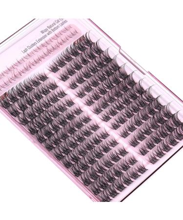 Buy Wispy Lash Clusters - Natural Cat Eye Eyelash Extensions (10-16MM) | Pleell Lashes | International Shipping - Buy Online on GoSupps.com