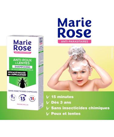 Marie Rose Anti Lice and Nits Shampoo 125ml - Effective Treatment for Lice Infestation - Buy Online on GoSupps.com
