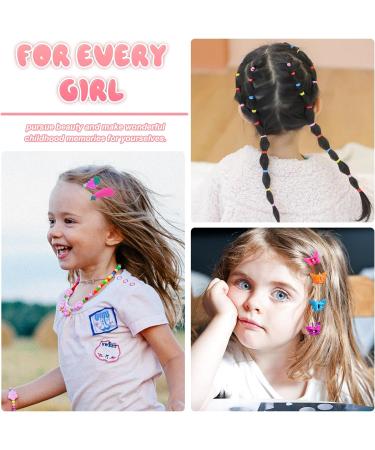 VEGCOO 808 Pcs Girl Hair Accessories Gift Set - Variety of Hair Bands and Bobbles for Kids - Toddler Hair Accessories for Girls Children - Buy Online on GoSupps.com