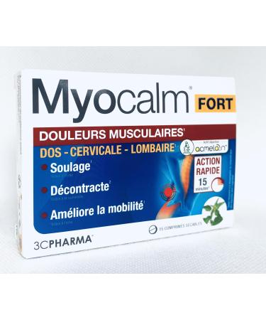 Myocalm Action Rapide Forte 15 Minutes C Pharma 15 Cp