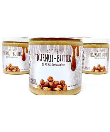 ROOTS Tigernut Butter - Aip Diet and Paleo, Vegan Compliant - Allergen Friendly - Nut Free, Seed Free, Gluten Free, Soy Free - Tiger nut - Aip Snack - (8.5 ounces each) Original Flavor 3 Pack Original 8.5 Ounce (Pack of 3)