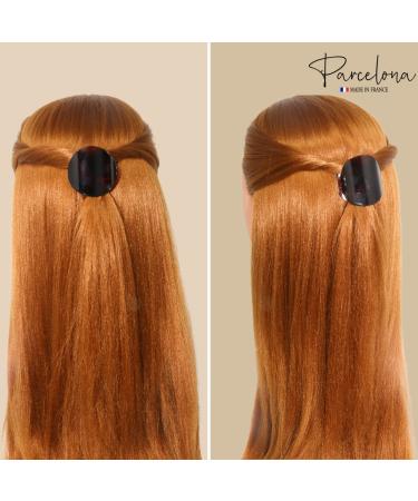 Parcelona France Onde Celluloid Tortoise Shell Hair Claw - 2 3/4 Inch - Buy Online on GoSupps.com