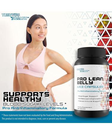 Pro Lean Belly Juice Capsules - Daily Cleanse & Detox Supplement for Digestive & Immune Health - With Psyllium & Aloe - Promotes Regularity, Wellness & Energy - Buy Online on GoSupps.com