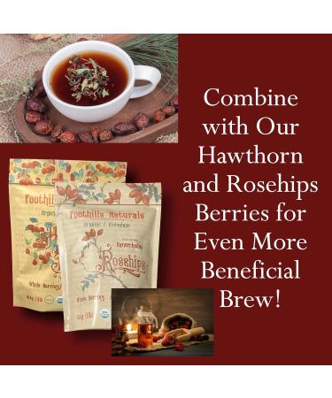 Foothills Naturals Hawthorn Leaf and Flower Wildcrafted - 350g Cut - Buy Online on GoSupps.com