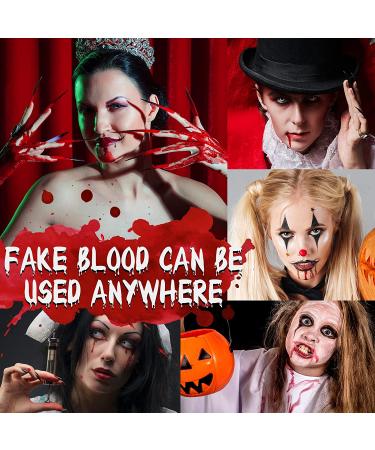 Aposhion Halloween Fake Blood Spray 2oz - Face Paint Makeup for Zombie Vampire Clown Cosplay, Easy to Clean - 60ml - Buy Online on GoSupps.com